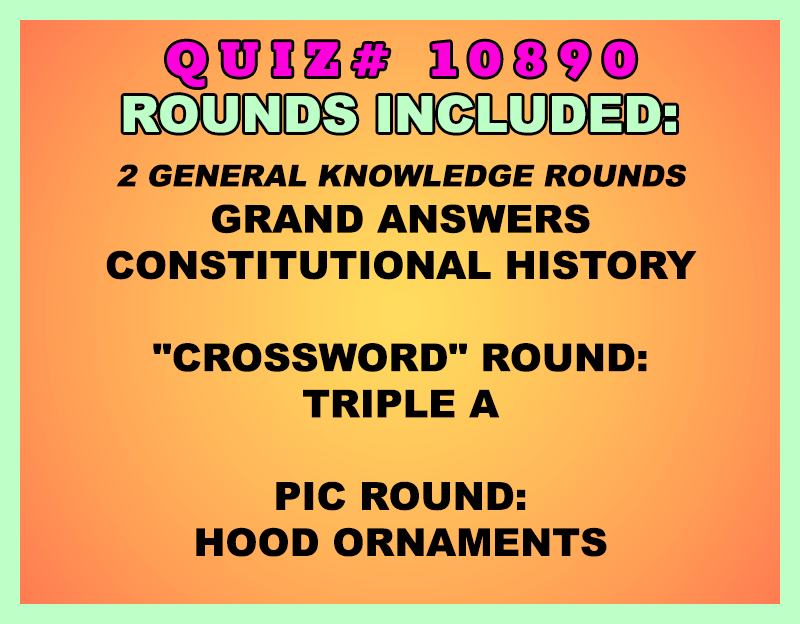 image with orange gradient background listing out pub quiz trivia packet categories for quiz 10890