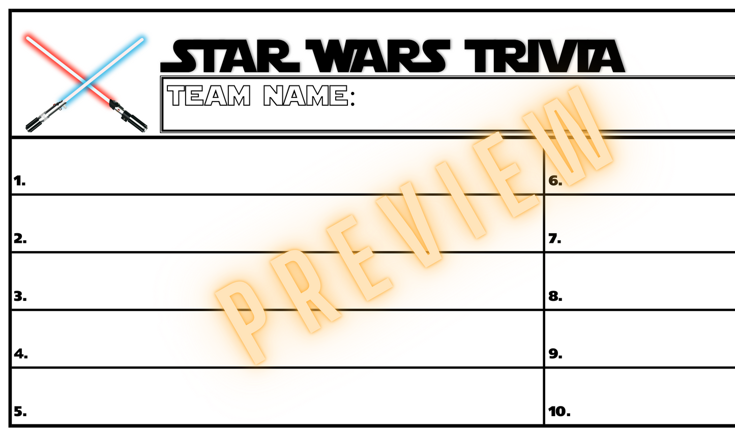 Star Wars Quiz