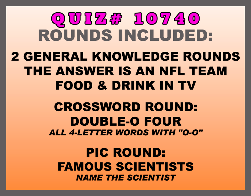 jan 16 past quiz trivia packet - categories included