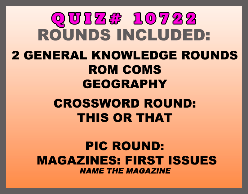 sept 12 past quiz trivia packet - categories included