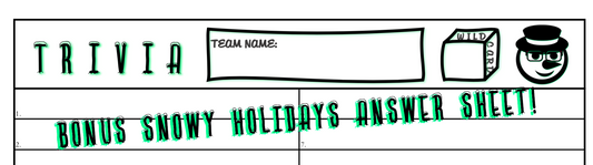 holiday quiz volume 3 trivia packet - bar trivia events - themed quizzes