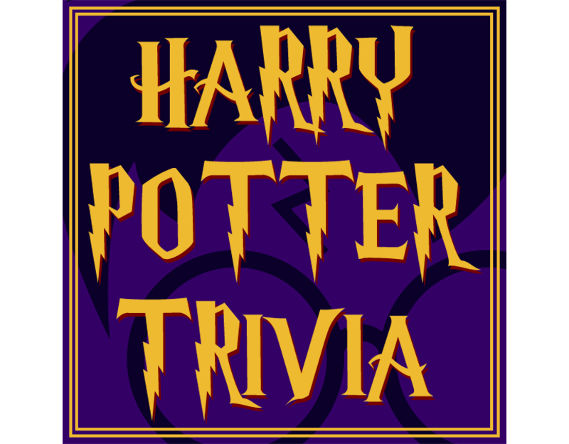 harry potter quiz trivia packet - bar trivia events - themed quizzes