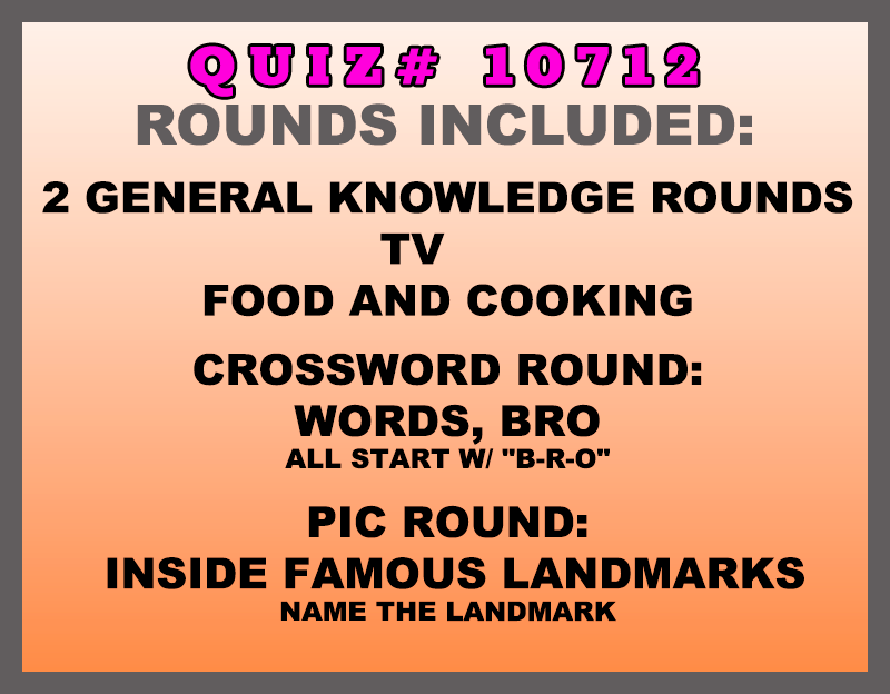 jul 4 past quiz trivia packet - categories included